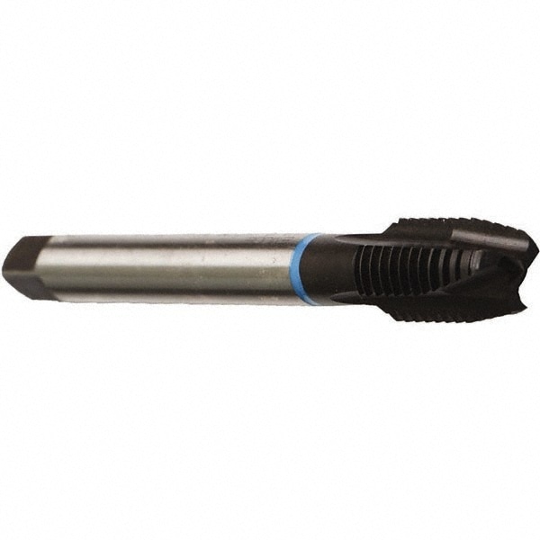 Emuge AU203000.5016 Spiral Point Tap: 3/4-10, UNC, 3 Flutes, Plug, 2B, Cobalt, Nitride Finish Image