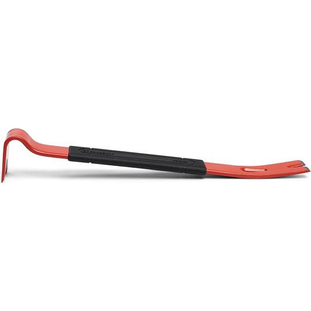 Pry Bars; Prybar Type: Flat Pry Bar with Grip ; End Angle: Gooseneck ; End Style: Wedge ; Material: Steel ; Bar Shape: Flat ; Overall Length (Inch): 15