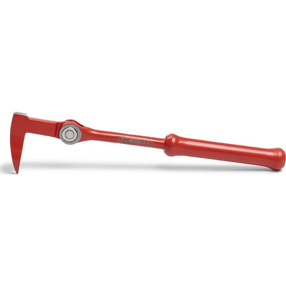 Pry Bars; Prybar Type: Indexing Nail Puller ; End Angle: Gooseneck ; End Style: Claw; Wedge ; Material: Steel ; Bar Shape: Round ; Overall Length (Inch): 12