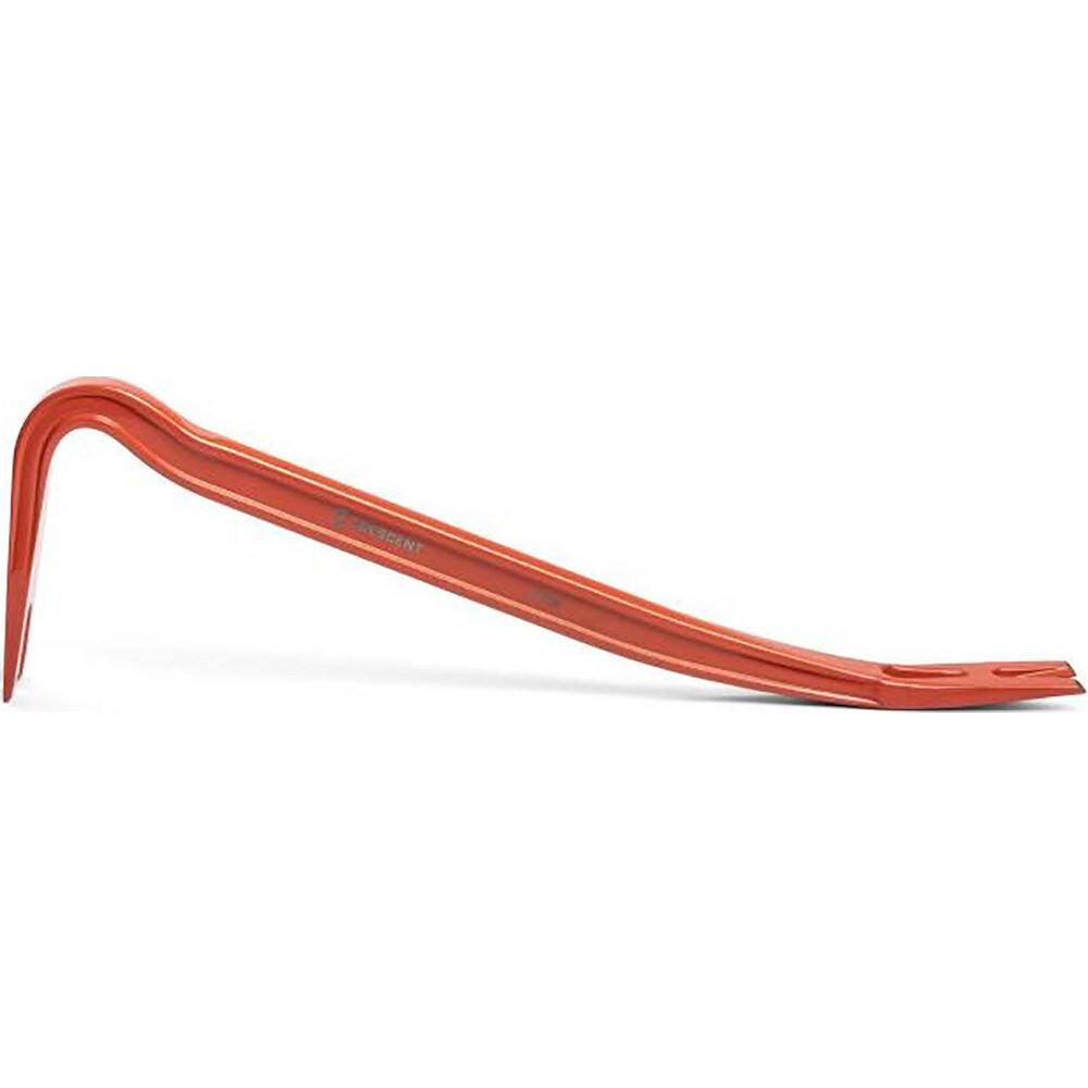 Pry Bars; Prybar Type: Steel Wrecking ; End Angle: Gooseneck ; End Style: Claw; Wedge ; Material: Steel ; Bar Shape: Round ; Overall Length (Inch): 18