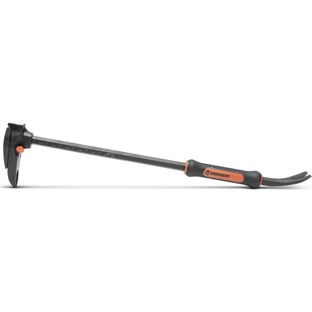 Pry Bars; Prybar Type: Adjustable ; End Angle: Gooseneck ; End Style: Claw; Curved; Wedge ; Material: Steel ; Bar Shape: Hex ; Overall Length (Inch): 24