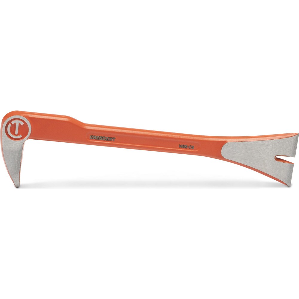 Pry Bars; Prybar Type: Molding ; End Angle: Straight ; End Style: Claw; Wedge ; Material: Steel ; Bar Shape: Square ; Overall Length (Inch): 8