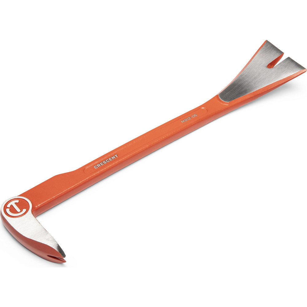 Crescent Pry Bars; Prybar Type Molding; End Angle Straight; End