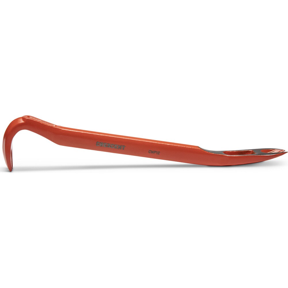 Pry Bars; Prybar Type: Double End Nail Puller ; End Angle: Gooseneck ; End Style: Claw; Wedge ; Material: Steel ; Bar Shape: Square ; Overall Length (Inch): 12
