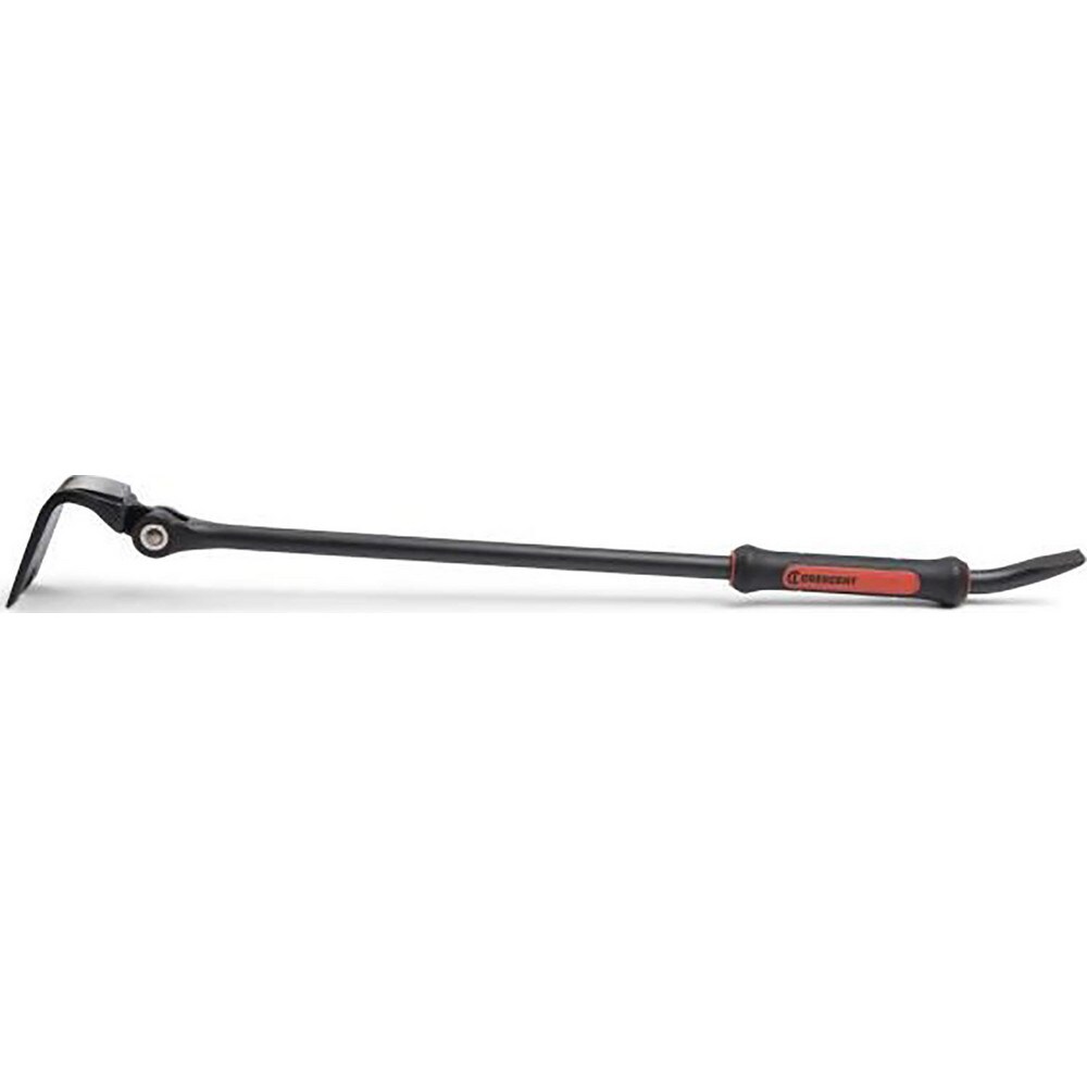 Pry Bars; Prybar Type: Indexing Flat ; End Angle: Gooseneck ; End Style: Curved ; Material: Steel ; Bar Shape: Round ; Overall Length (Inch): 30
