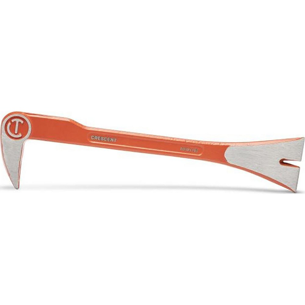 Pry Bars; Prybar Type: Molding ; End Angle: Straight ; End Style: Claw; Wedge ; Material: Steel ; Bar Shape: Square ; Overall Length (Inch): 10
