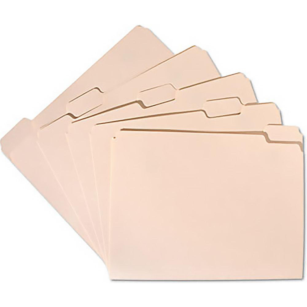 AbilityOne - 1/5 CUT LEGAL 100/BX MANILA FILE FOLDER | MSC Direct