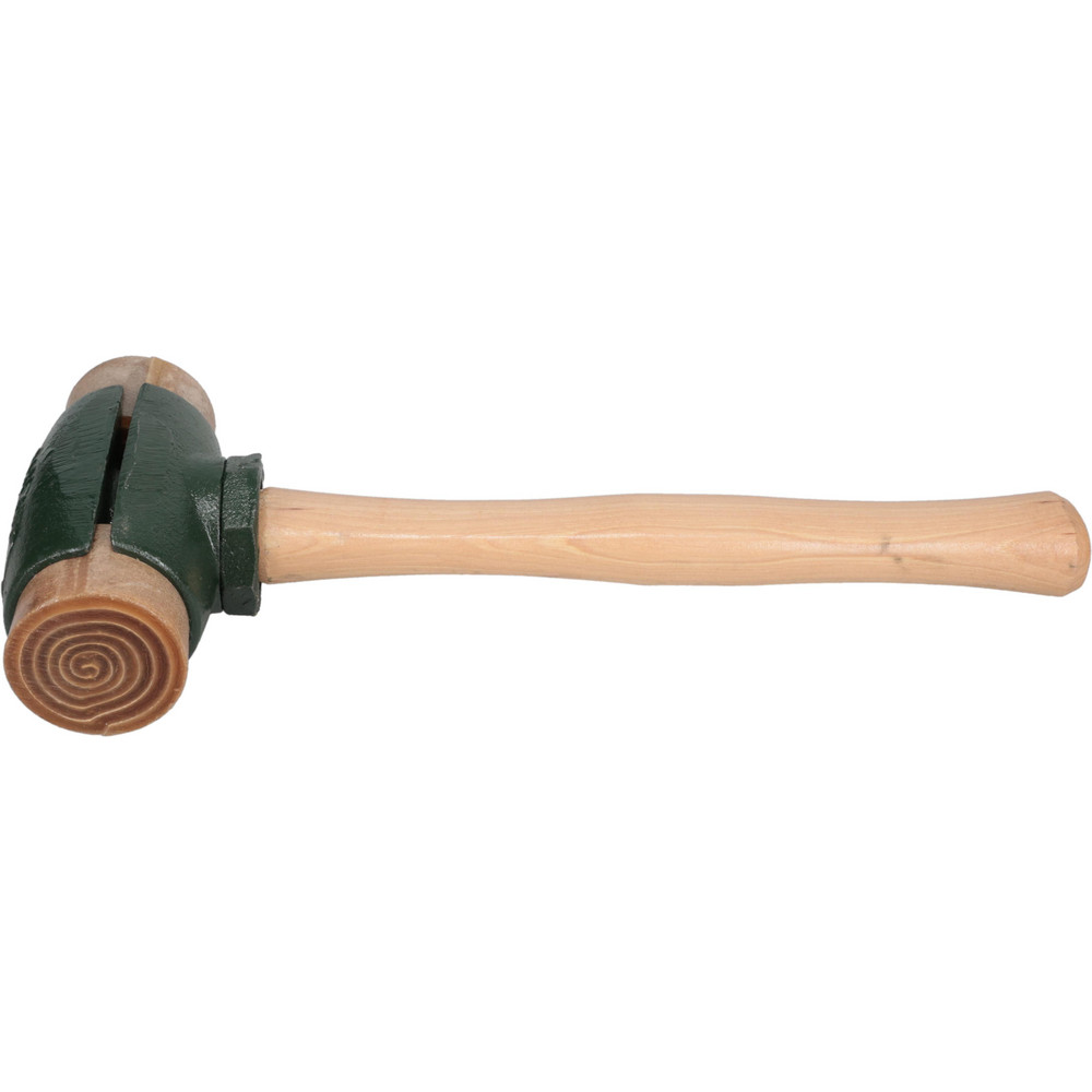 Non-Marring Hammer: 4 lb, 2" Face Dia, Rawhide Head