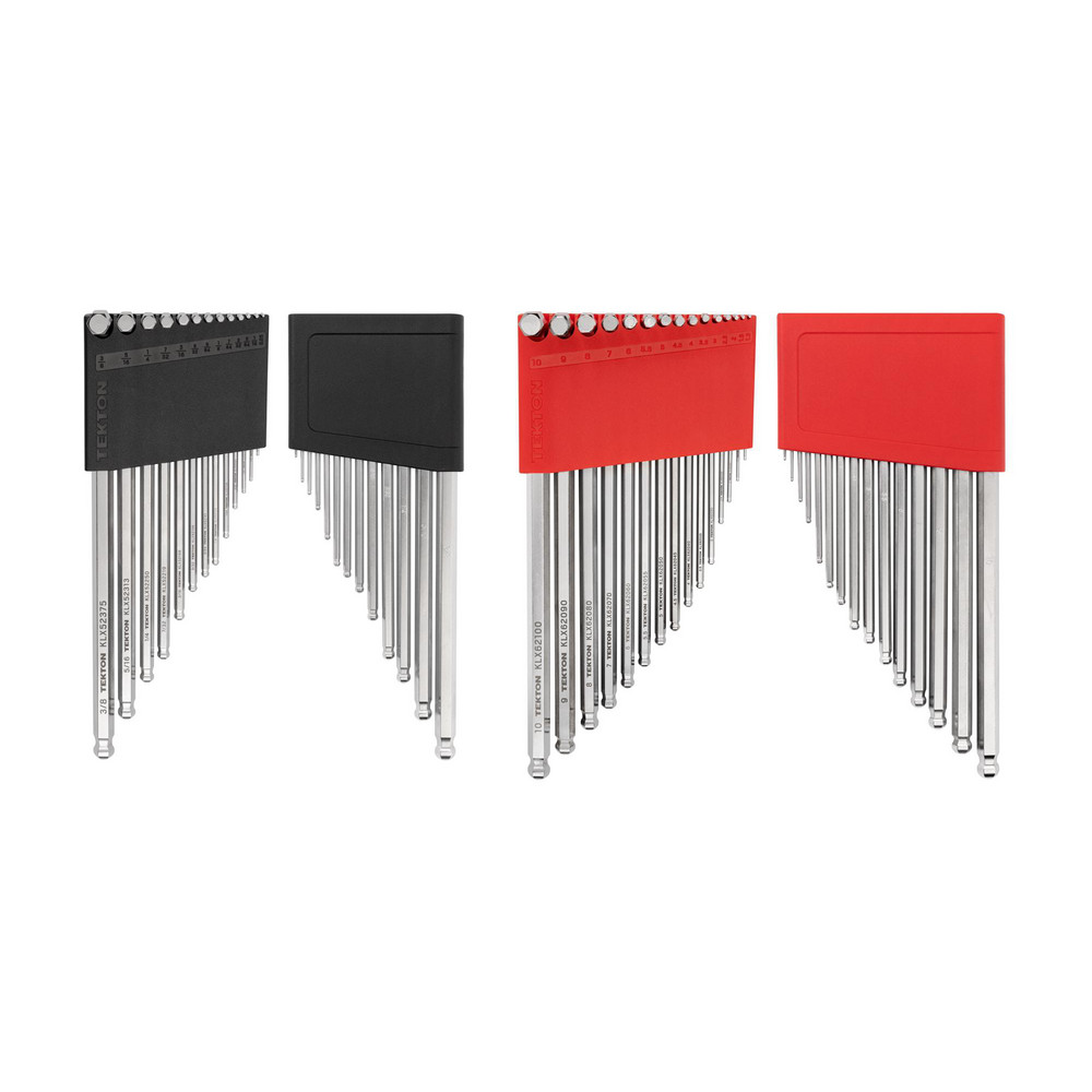 thumbnail image 2 of TEKTON 28-Piece Ball End Hex Key Set - Metric & SAE L-Wrenches With Holders 2 of 9