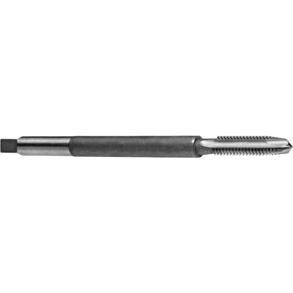 Extension Tap: 1/4-28, 2 Flutes, H3, Bright/Uncoated, High Speed Steel, Spiral Point