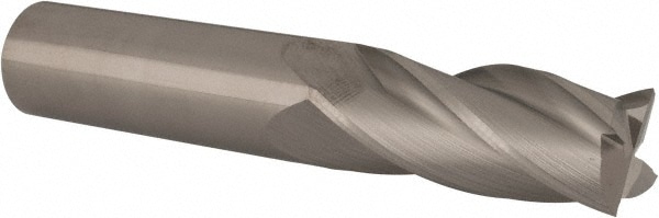 Value Collection 32021 Square End Mill: 5/8 Dia, 1-1/2 LOC, 5/8 Shank Dia, 3-1/2 OAL, 4 Flutes, Solid Carbide Image