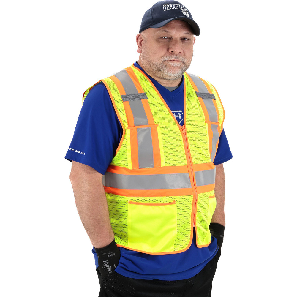 PRO-SAFE - High Visibility Vest: X-Large, Public Safety Vest, ANSI