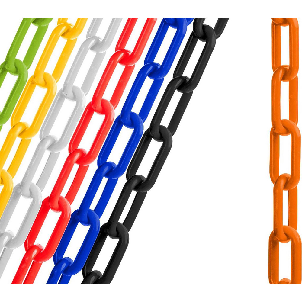 US Weight Barrier Rope & Chain; Hook Fitting Material Plastic; Color Orange; Rope/ Chain