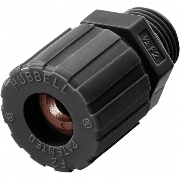 0.63 to 0.5" General Straight Strain Relief Cord Grip
