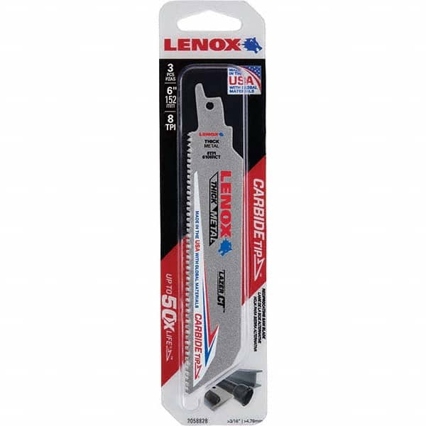 Lenox 2058828 Reciprocating Saw Blade: Solid Carbide 