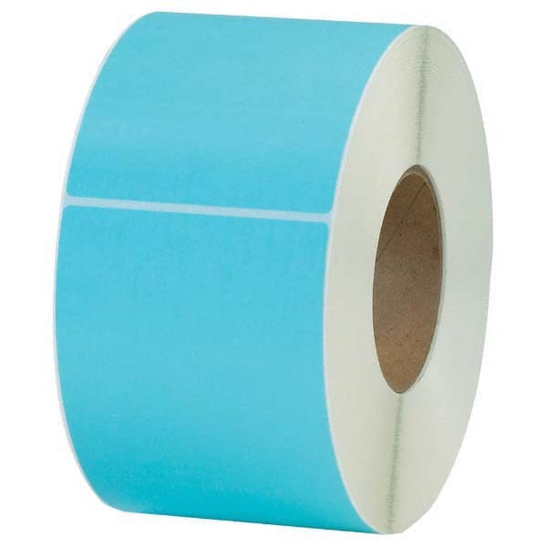 Value Collection THL130BE Label Maker Label: Light Blue, Topcoated Facestock, 6" OAL, 4" OAW 
