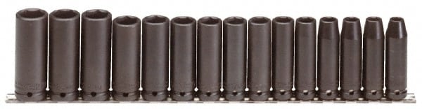 PROTO J74214 Deep Impact Socket Set: 15 Pc Image