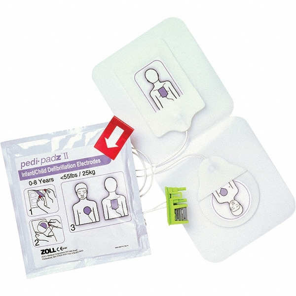 Defibrillator (AED) Accessories; Type: Child CPR Pad ; Accessory Type: Child CPR Pad ; Compatible AED: Zoll AED Plus ; Shelf Life: 2 ; Overall Length: 6 ; Width (Inch): 12