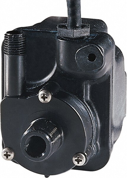 In-Line Sewage & Effluent Pump: Manual, 1/125 hp, 0.6A, 115V