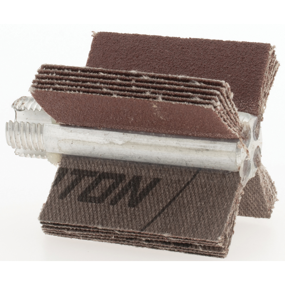 120 Grit, Coated, Aluminum Oxide Bore Polisher - Fine Grade, 22,000 RPM, Polishes Bores with 1 to 1-1/2" Dia