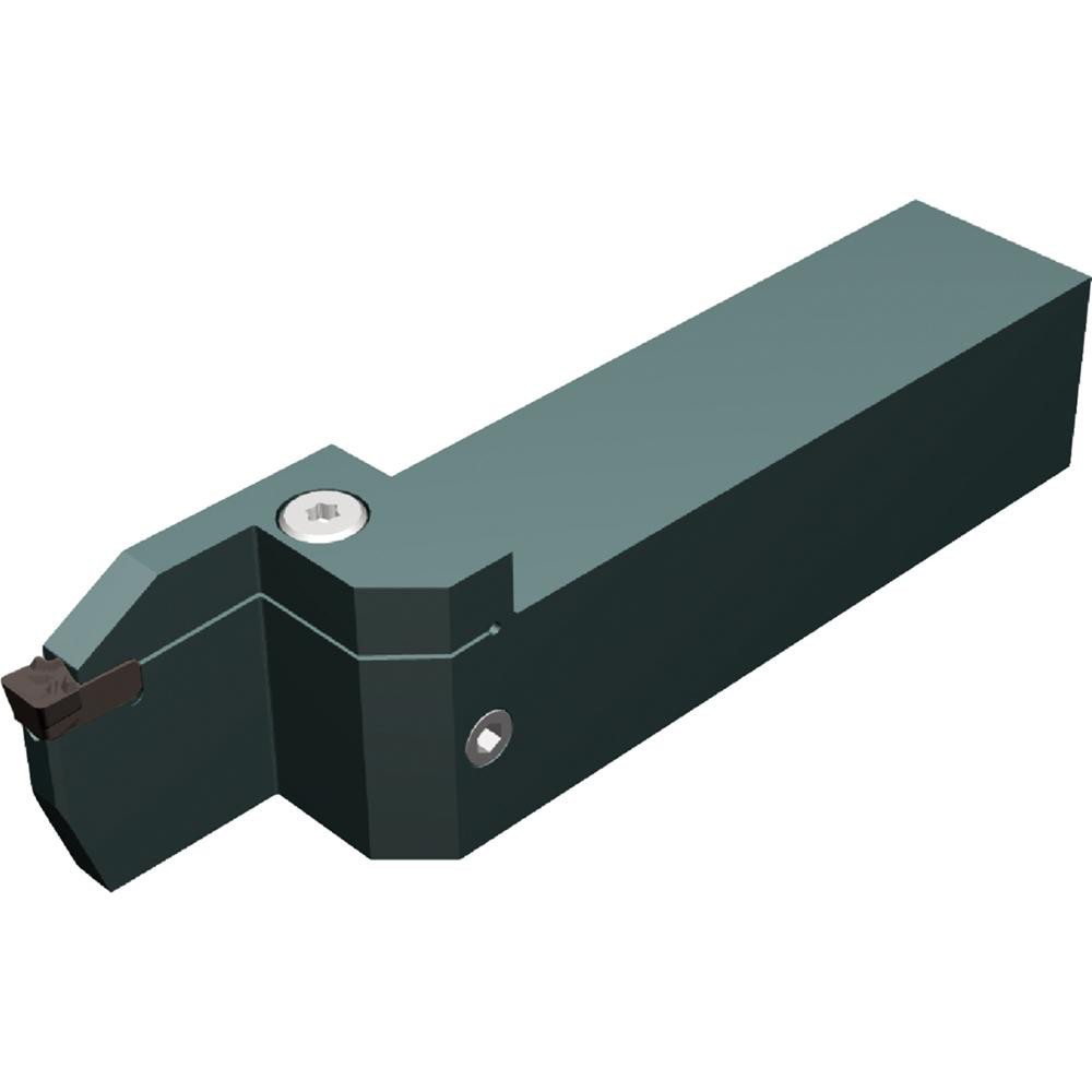 Indexable Grooving-Cutoff Toolholder: WGCSMR160326C, 0.1181 to 0.118" Groove Width, 1.024" Max Depth of Cut, Right Hand - Uses WG0300M03P02 Inserts, 1 x 1" Shank, Through Coolant, Series WGC
