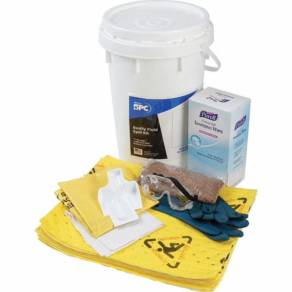 Brady SPC Sorbents 9 Gal Capacity Hazardous Materials Spill Kit MSC