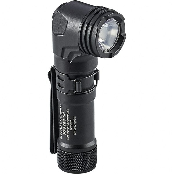 Handheld Flashlight: LED, 14 hr Max Run Time, CR123A battery