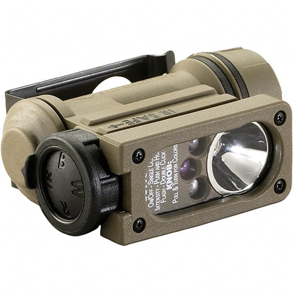 Handheld Flashlight: LED, 70 hr Max Run Time, CR123A battery
