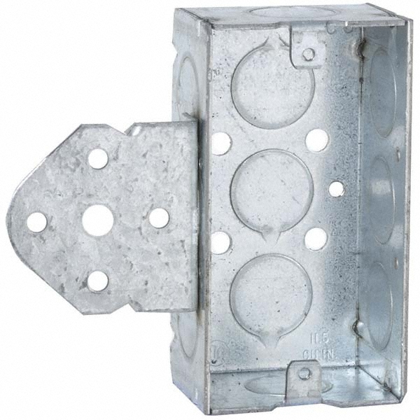 Hubbell-Raco - Electrical Device Box: Steel, Rectangle, 4
