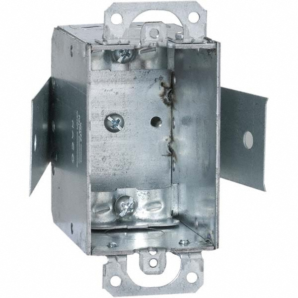 Hubbell-Raco - Electrical Device Box: Steel, Rectangle, 4.22