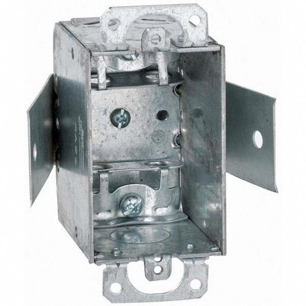Hubbell-Raco - Electrical Device Box: Steel, Rectangle, 4.22