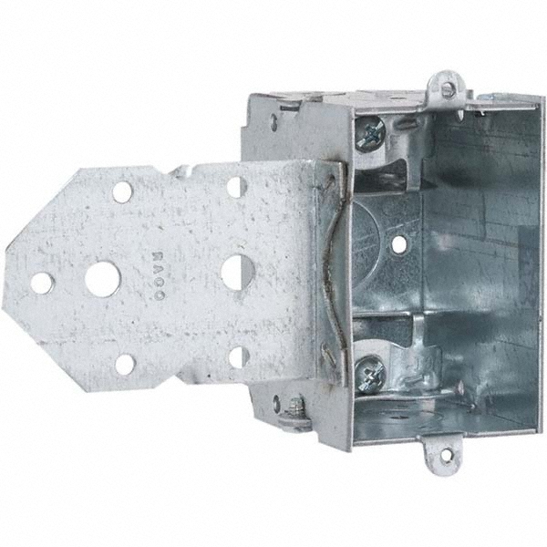 Hubbell-Raco - Electrical Device Box: Steel, Rectangle, 3.38