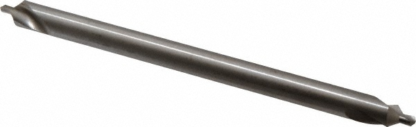 Combo Drill & Countersink: #4-1/2, 3/8" Body Dia, 118°, High Speed Steel