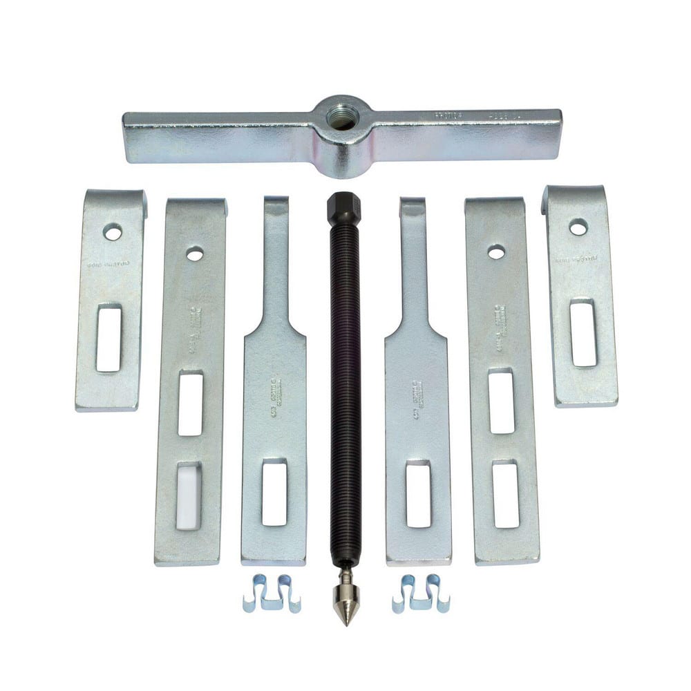 Puller & Separator Sets; Type: General Pupose Puller Set; Maximum Spread (Inch): 10 in; Number Of Bolts: 2.000; Number of Jaws: 6; Number of Pieces: 11; 11.000; Ratcheting: No; Insulated: No; Tether Style: Not Tether Capable; Reach (Decimal Inch): 7.563 i