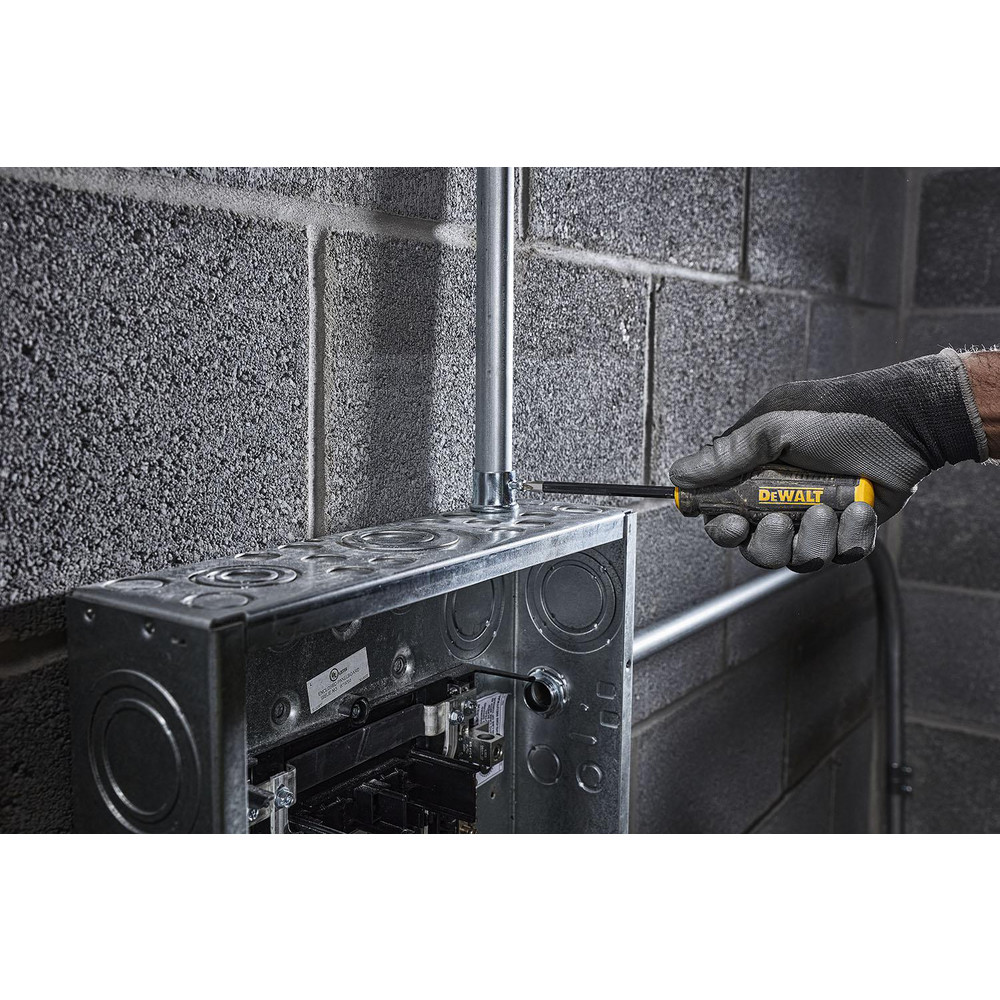 DeWALT 8 Pc TOUGHSERIES™ Screwdriver Set - Includes (1) PH1 x 3", (1) PH2 x 4", (1) PH3 x 6", (1) SL3/16" x 4", (1) SL1/4" x 4", (1) SL5/16" x 6"