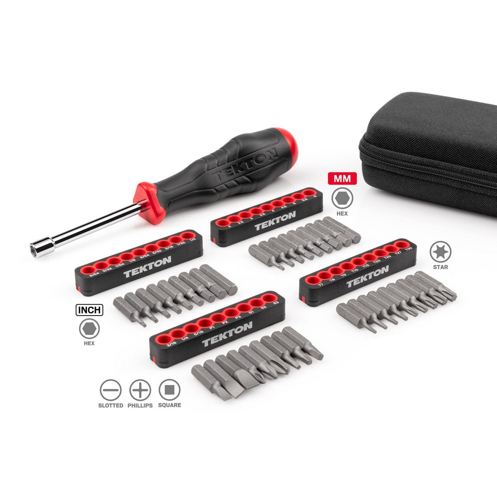 Tekton - Bit Screwdrivers; Type: Handle; Tip Type: Slotted, Torx ...