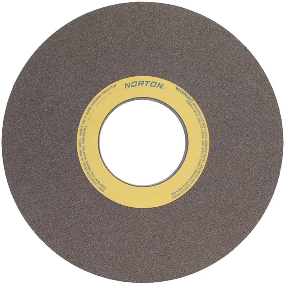 Norton 69078666447 Type 1 Centerless & Cylindrical Grinding Wheel: 20" Dia, 3" Wide, 8" Hole 
