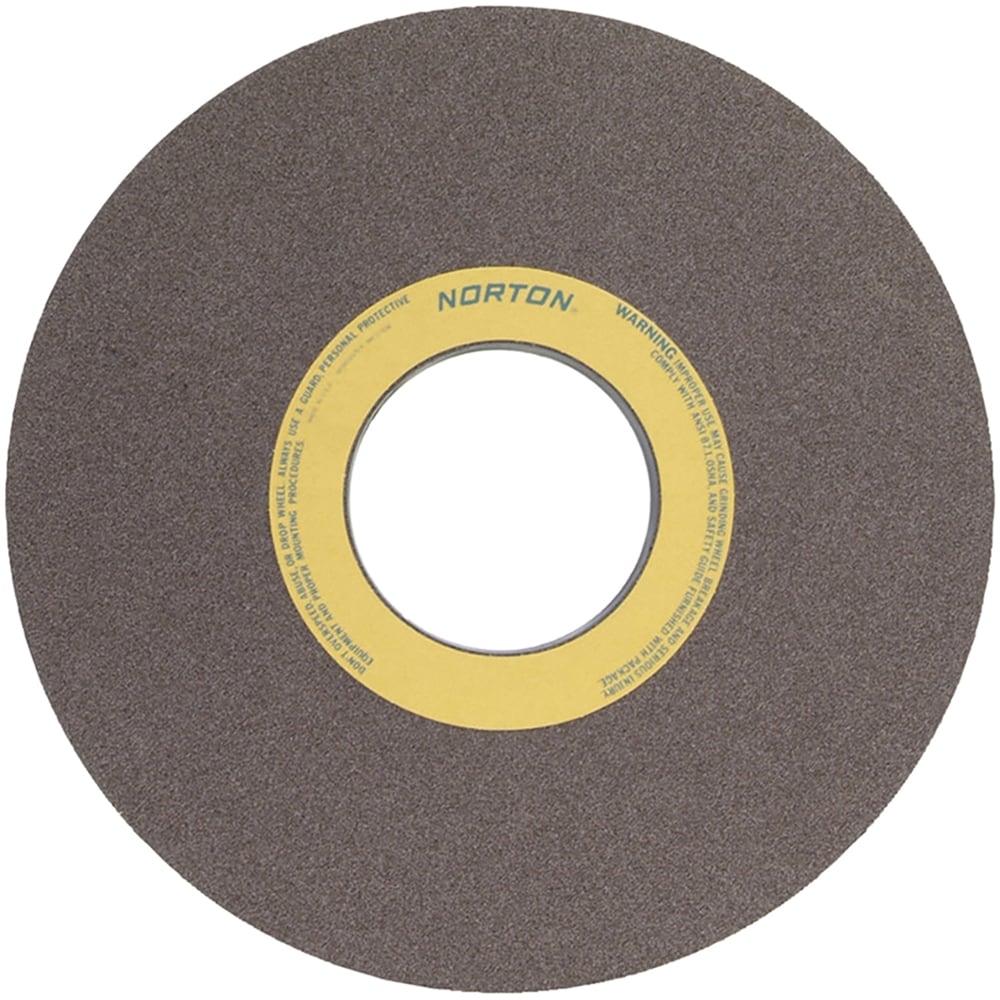 Norton 69078666447 Type 1 Centerless & Cylindrical Grinding Wheel: 20" Dia, 3" Wide, 8" Hole Image