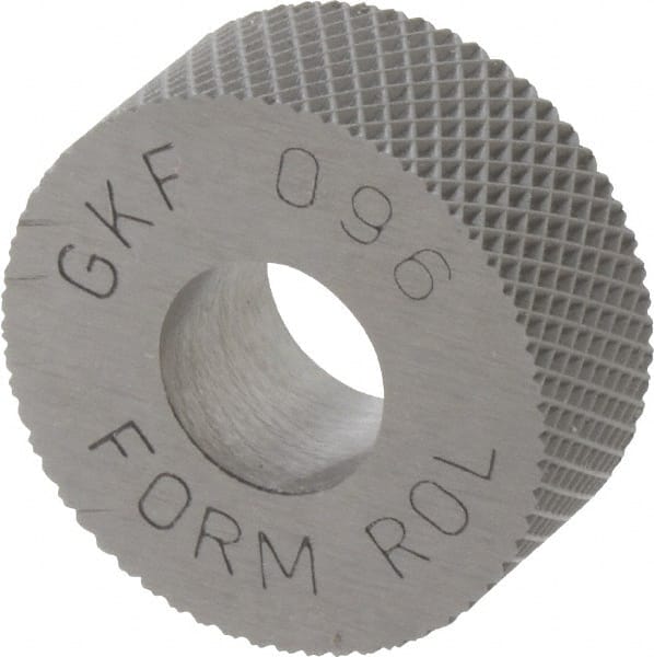 Value Collection GKF-096 Standard Knurl Wheel: 5/8" Dia, 80 ° Tooth Angle, Diamond, High Speed Steel 