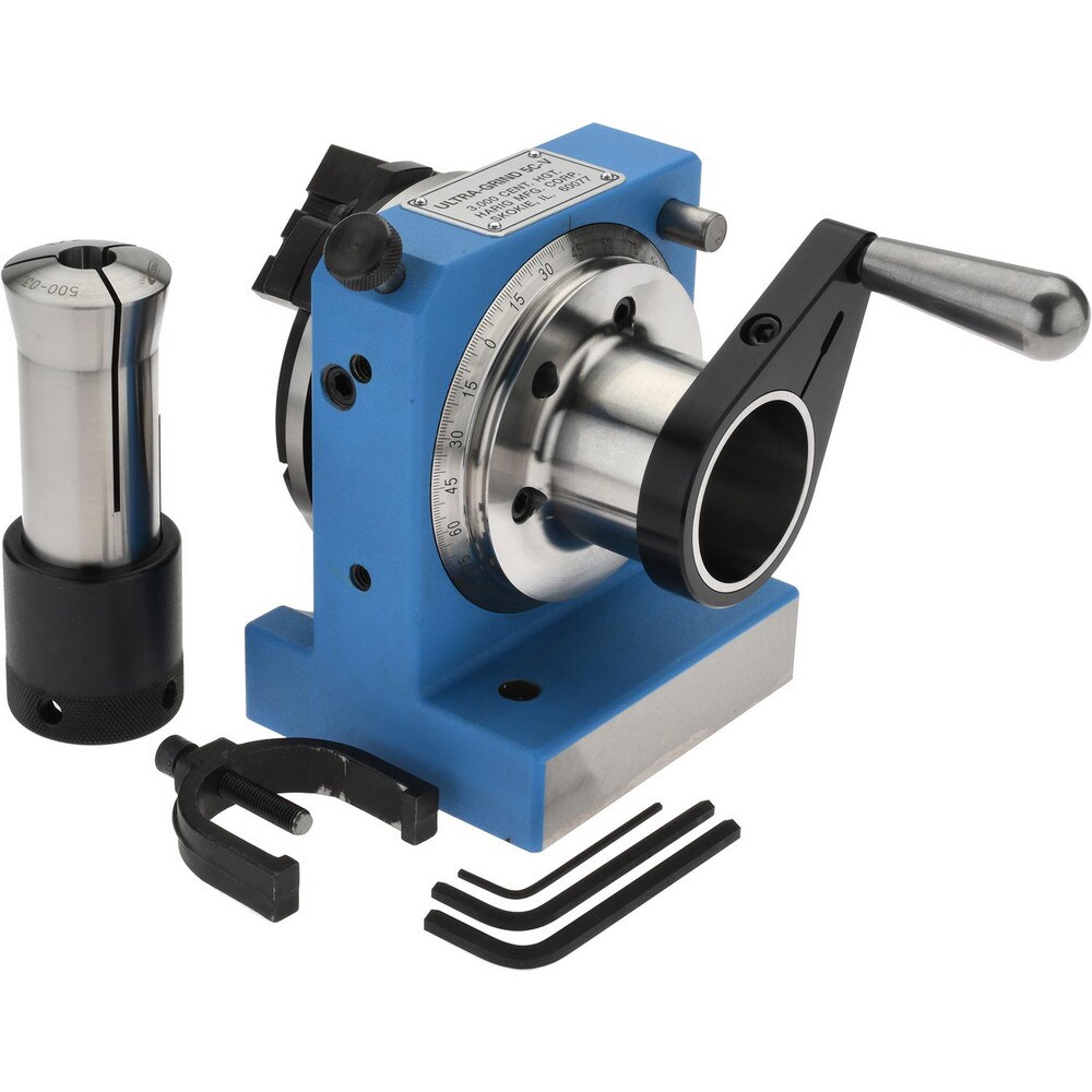 5C Compatible, 24 Increment, Horizontal Combination V-Block & Collet Indexer