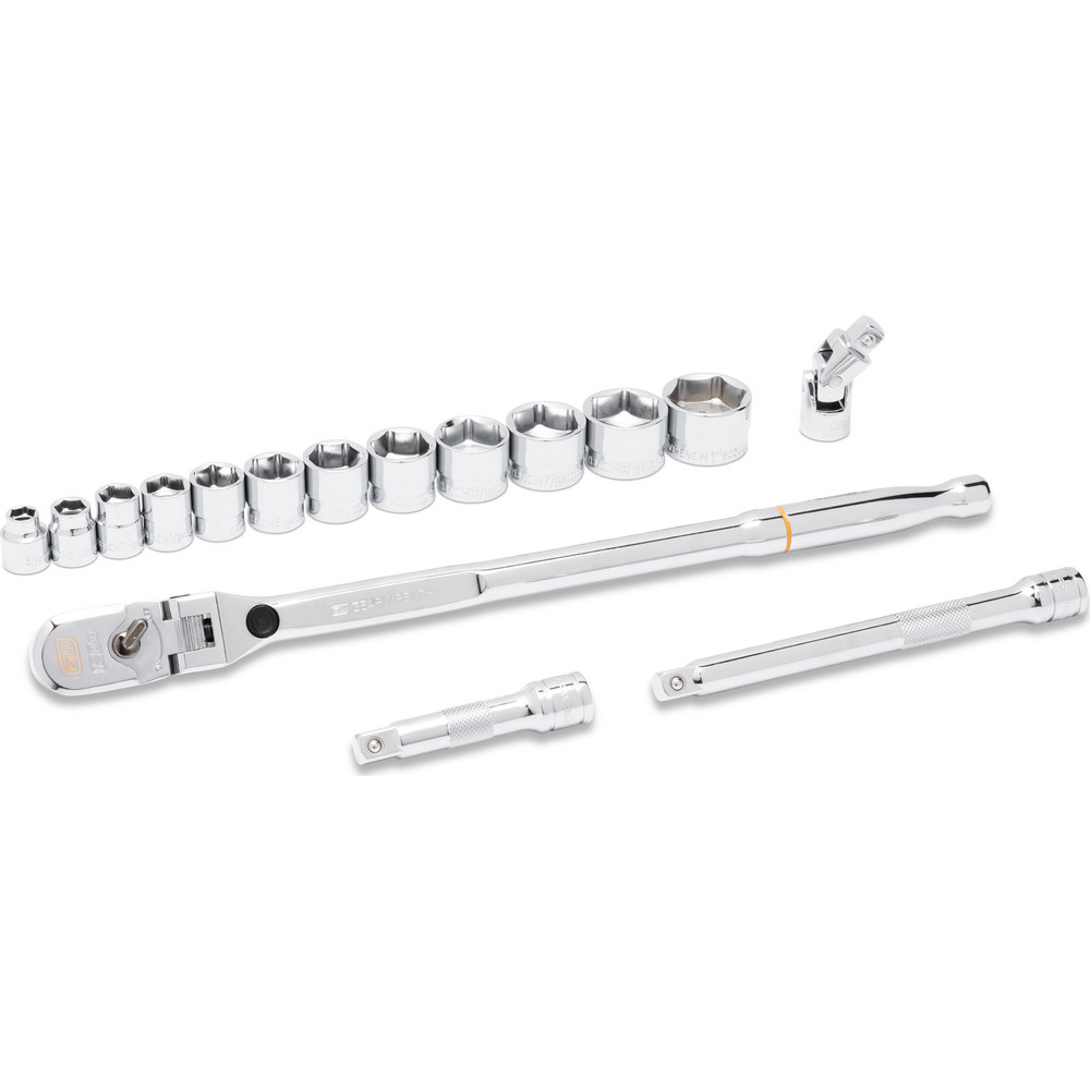 GEARWRENCH Ratchet & Socket Set Socket Set 16 Pc, MSC Industrial Supply Co.