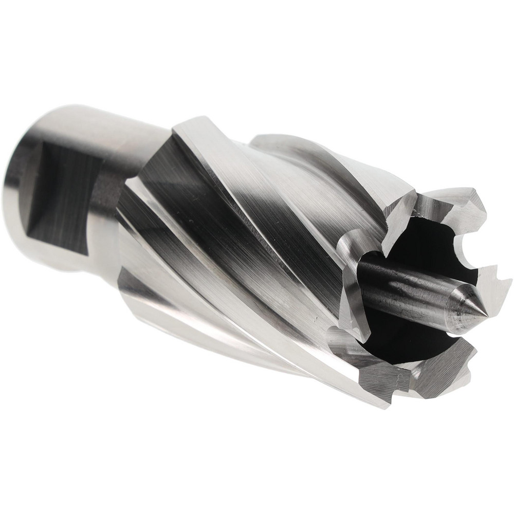 Annular Cutter: 1" Dia, 1" Depth of Cut, High Speed Steel