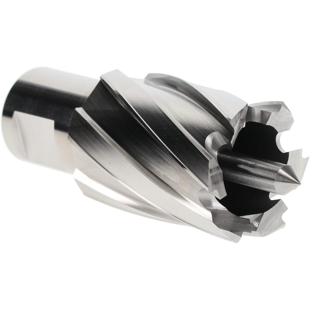 Annular Cutter: 1-1/16" Dia, 1" Depth of Cut, High Speed Steel
