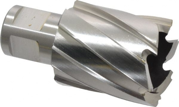 Hougen 12140 Annular Cutter: 1-1/4" Dia, 1" Depth of Cut, High Speed Steel 