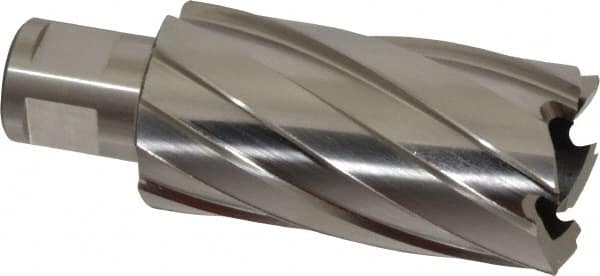 Hougen 12240 Annular Cutter: 1-1/4" Dia, 2" Depth of Cut, High Speed Steel 