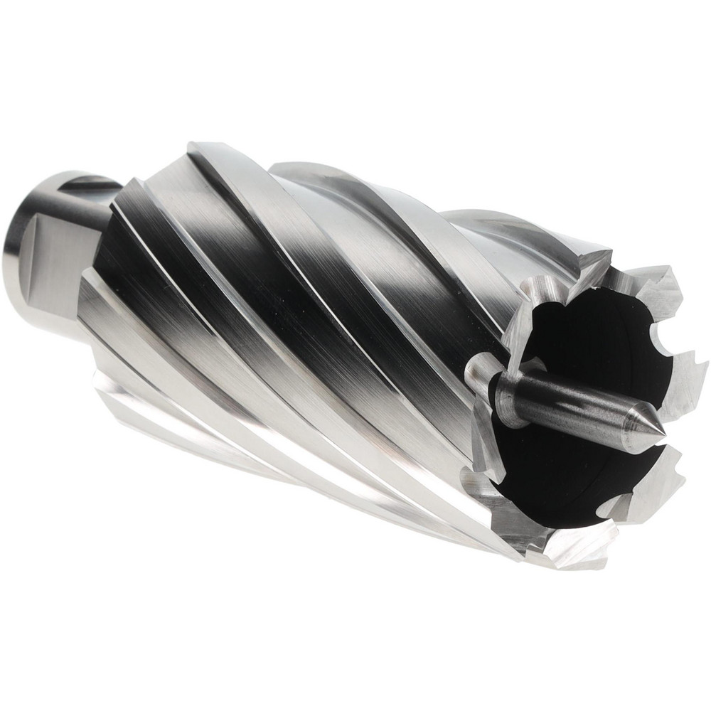 Annular Cutter: 1-3/8" Dia, 2" Depth of Cut, High Speed Steel