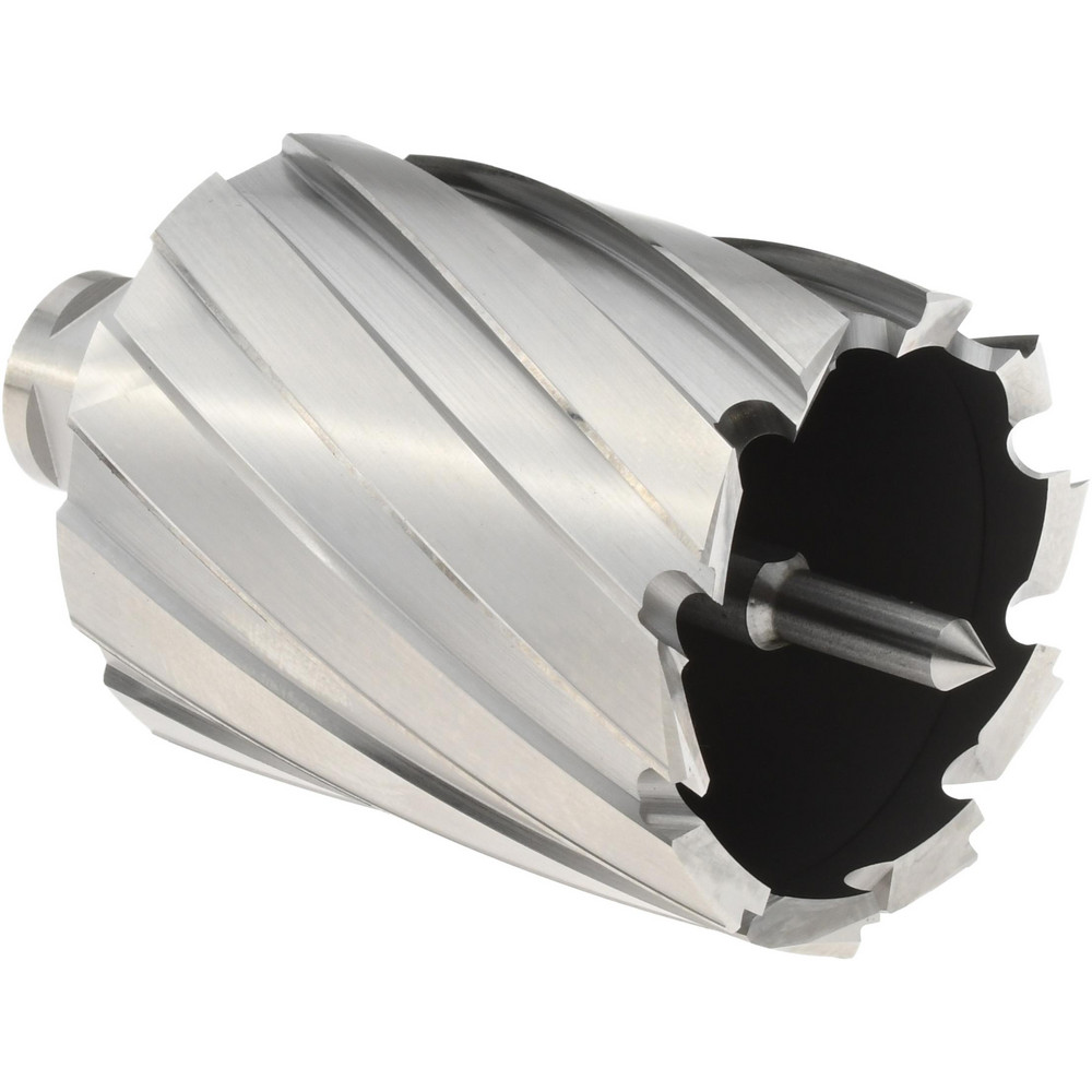 Annular Cutter: 2-1/16" Dia, 2" Depth of Cut, High Speed Steel