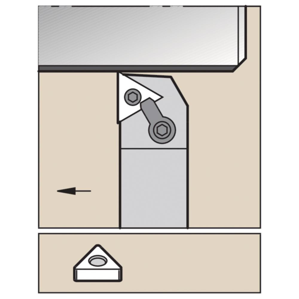 Indexable Turning Toolholders; Cutting Direction: Left Hand ; Hand of Holder: Left Hand ; Compatible Insert Size Code: 33. ; Toolholder Style: MTJNL ; Rake: Negative ; Rake Angle: -5 (Axial);-5 (Radial)