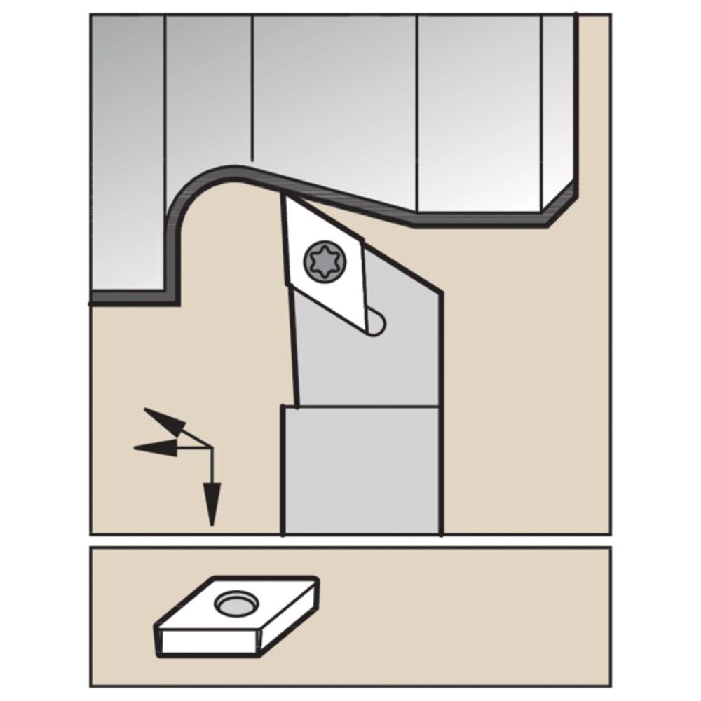 Indexable Turning Toolholders; Cutting Direction: Left Hand ; Hand of Holder: Left Hand ; Compatible Insert Size Code: 11T3.. ; Toolholder Style: SDJCL ; Rake: Positive ; Rake Angle: 0 (Axial);0 (Radial)