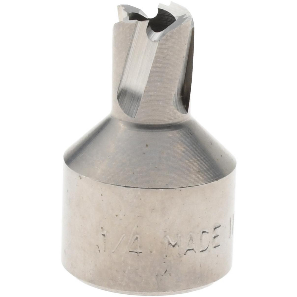 Annular Cutter: 1/4" Dia, 1/4" Depth of Cut, High Speed Steel
